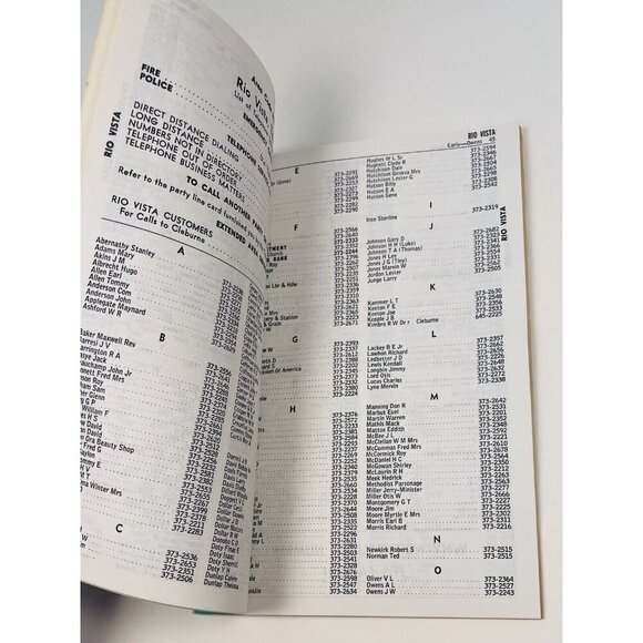 1973 1974 Texas-Midland Telephone Directory Acton Godley Blum WHITE/YELLOW PAGES - Picture 4 of 4